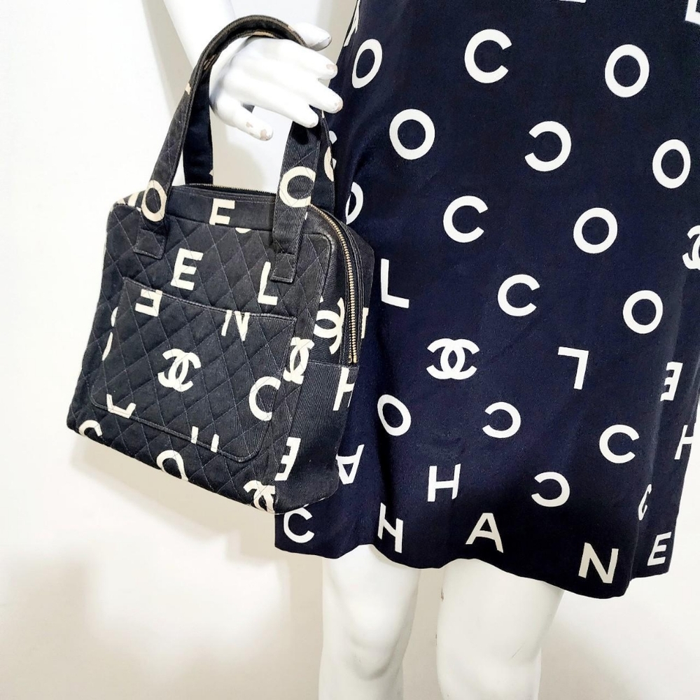 Authentic Chanel CC 1997 Alphabet Logo Bag